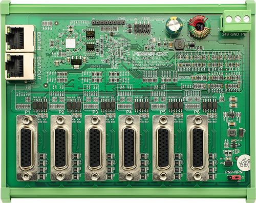 Ethercat 6- 축 제어 (펄스/아날로그) 모듈 ESC-AXES 6- v2
